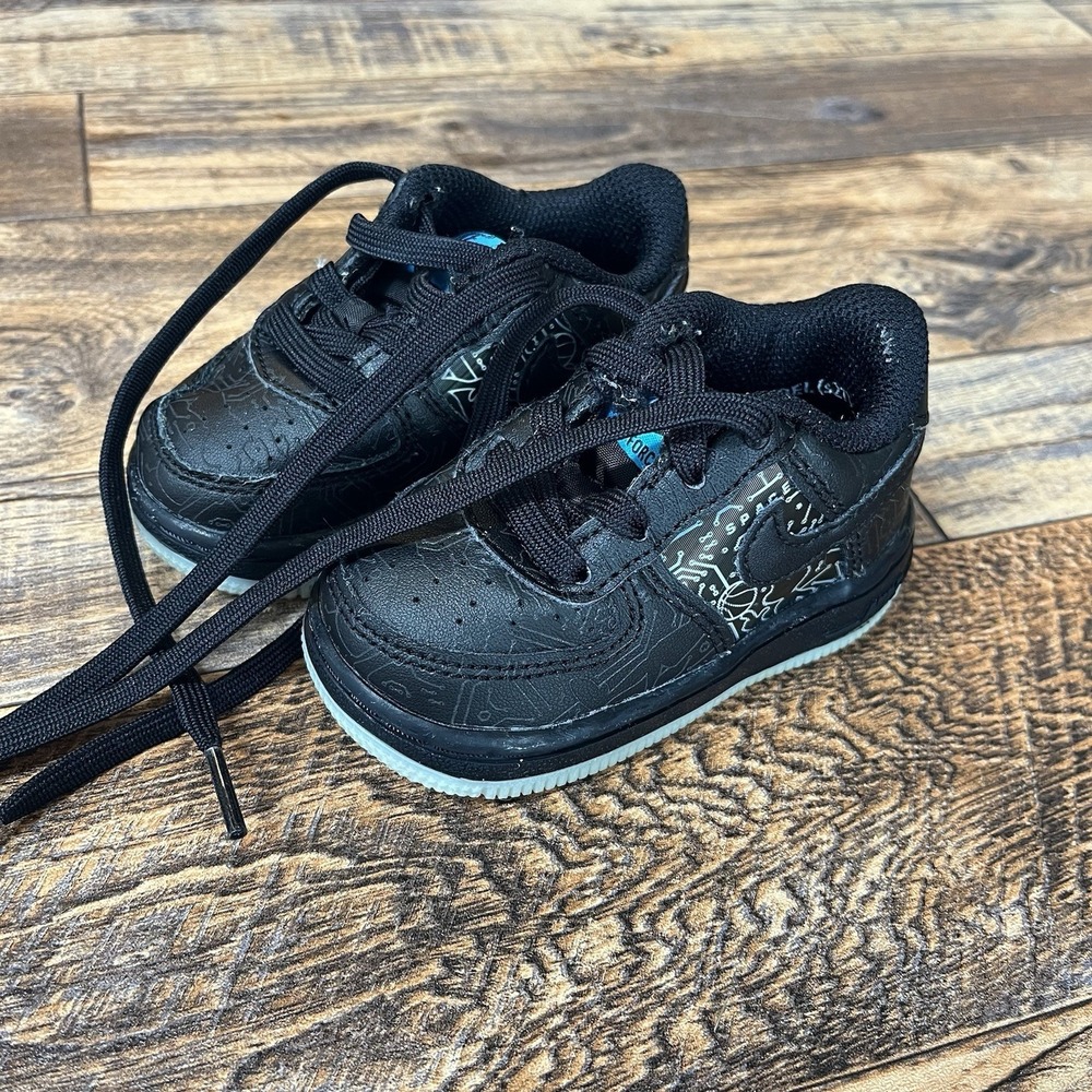 Nike Air Force 1‎ Low Space Jam Computer Chip Toddler Size 4C Shoes